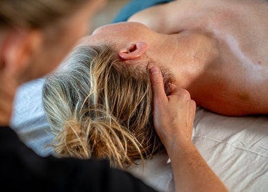 Relaxing massage at Anna Booth Massage & Yoga in Nailsworth, England, GB, enhancing wellness and tranquility.
