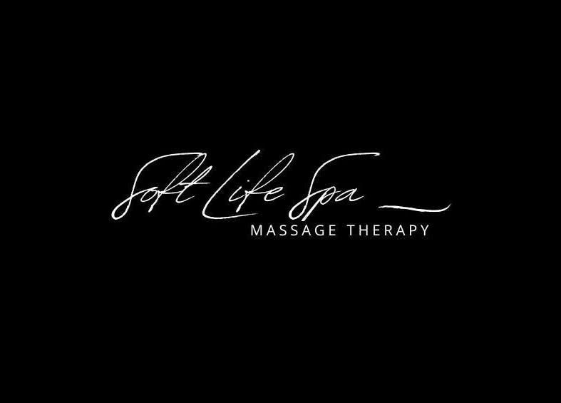 Soft Life Spa logo with elegant script font in Nassau, New Providence, BS.