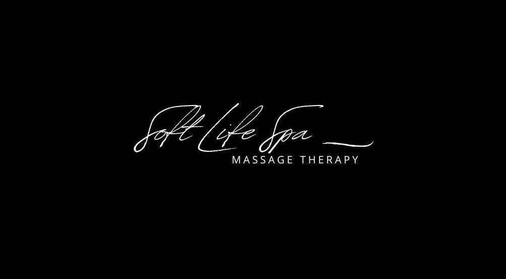 Soft Life Spa logo with elegant script font in Nassau, New Providence, BS.