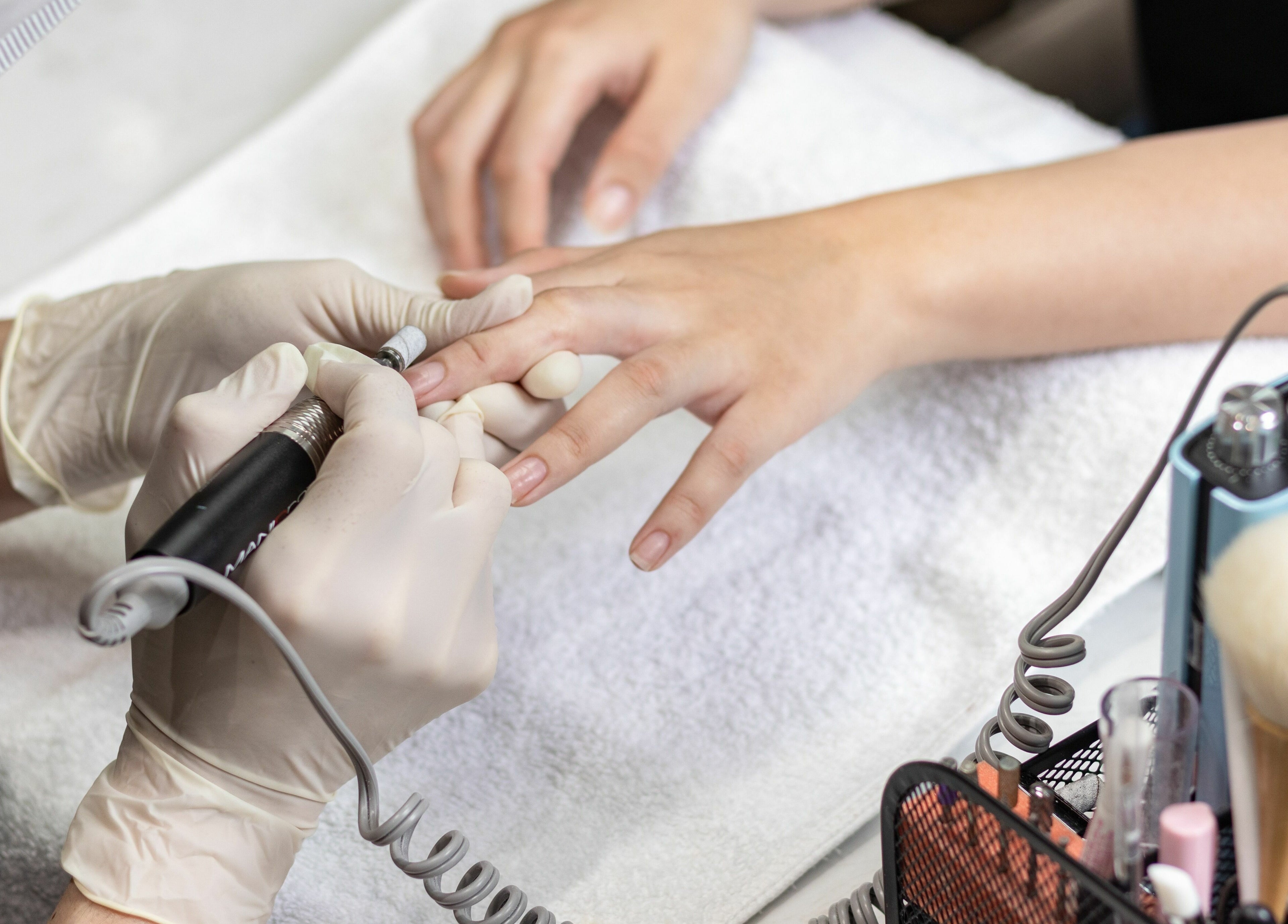 Professional nail service at LND Downtown Nails and Spa, Vancouver, British Columbia, CA.