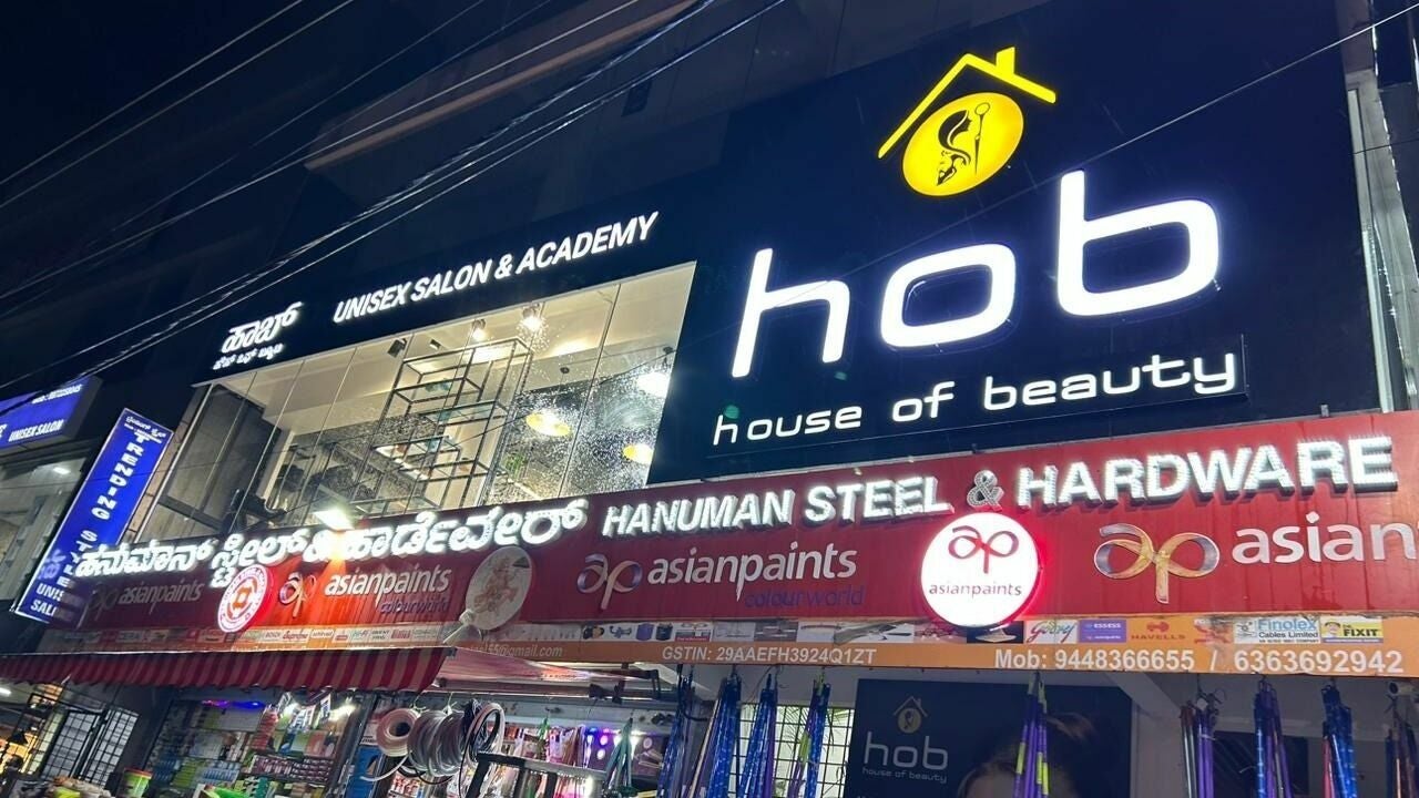 hob-house of beauty Unisex Beauty Salon Canara Bank Layout - hob-house ...