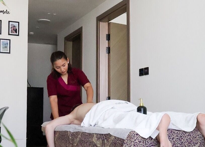 Massage therapy at Authentic Balinese Home Spa Massage jvc, Dubai, Dubai, AE. Experience tranquility in a serene setting.