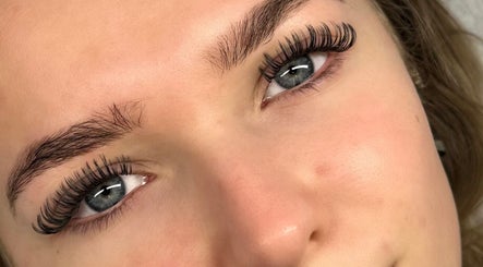 Close-up of volumized lashes at Glam By Grace, Kings Langley, England, GB.