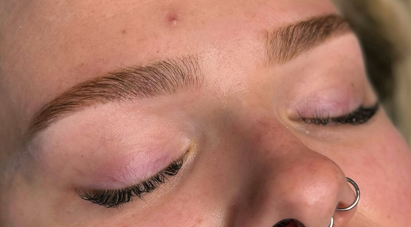 Perfectly shaped eyebrows at Ocean Sinclair Brows, Elgin, Scotland, GB capture fine detail and beauty.