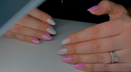 Detailed nail art at SofiNails (Home-based studio), Edinburgh, Scotland, GB, showcasing vibrant designs.