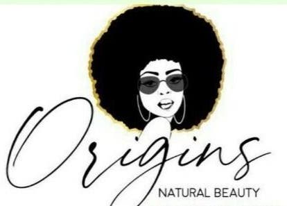 Logo of Origins Natural Beauty, Nassau, New Providence, BS, featuring a stylish woman in sunglasses.