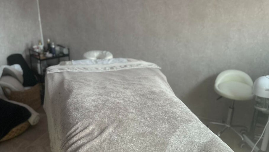 Massage room at Eunoia holistic beauty, Hull, England, GB, featuring a tranquil treatment table.