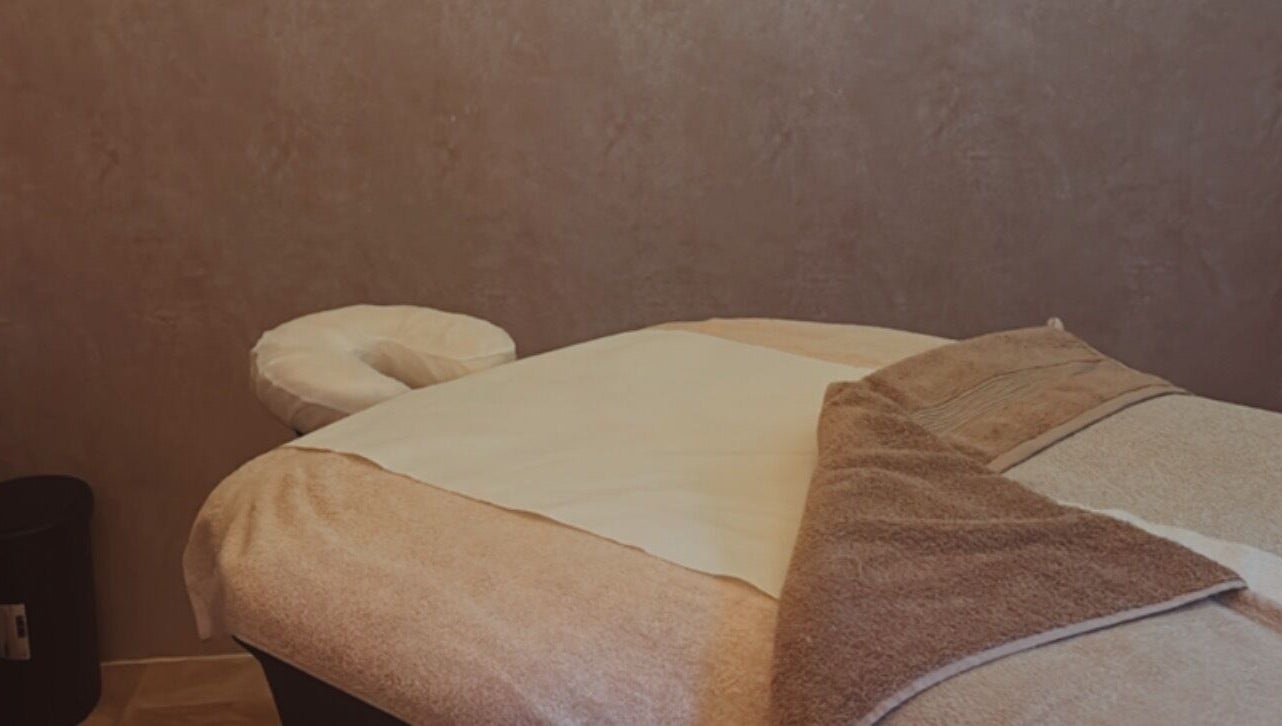 Relaxing massage table at Eunoia holistic beauty in Hull, England, GB for ultimate wellness experience.