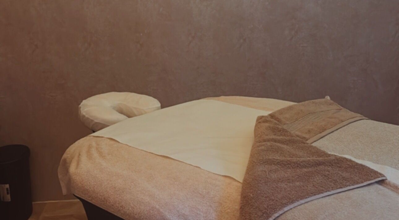 Relaxing massage table at Eunoia holistic beauty in Hull, England, GB for ultimate wellness experience.