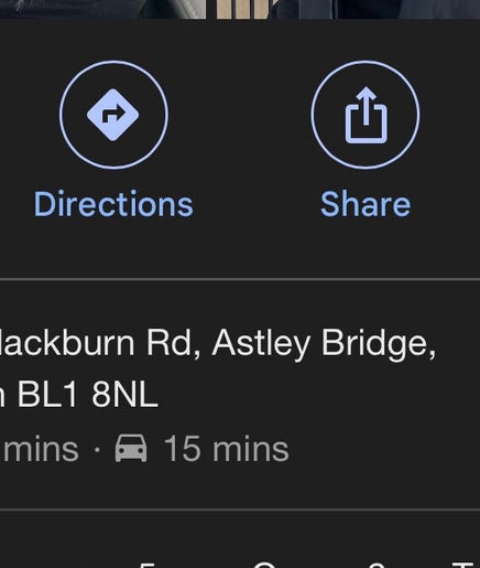Location map for The Curl Gurl at 448 Blackburn Rd, Astley Bridge, Bolton, England, GB.