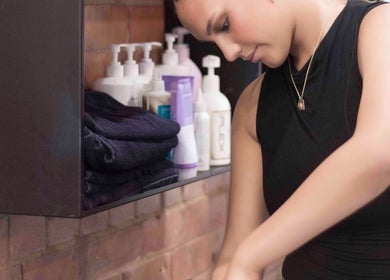Professional service at Tuca Salon with beauty products, Melbourne, Victoria, AU.
