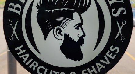 Bearded guys barber shop