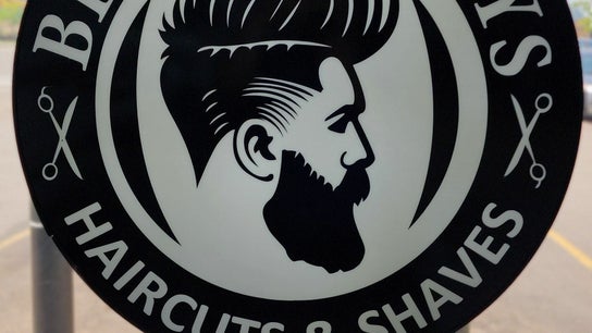 Bearded guys barber shop