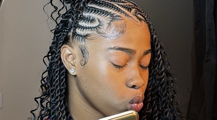 Intricate braided hairstyle at gorgeousstyles__ in Diego Martin, TT, showcasing stunning craftsmanship.