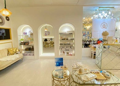 Luxurious interior of The Beauty Expert Aesthetic and Academy at Cheras, Selangor, MY with elegant decor.
