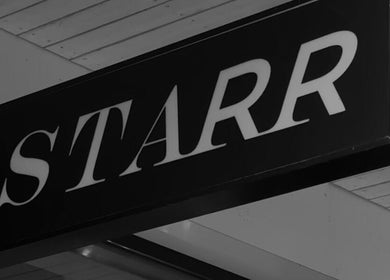 STARR beautyspace signage at Tallinn, Harju maakond, EE inviting guests with style and elegance.