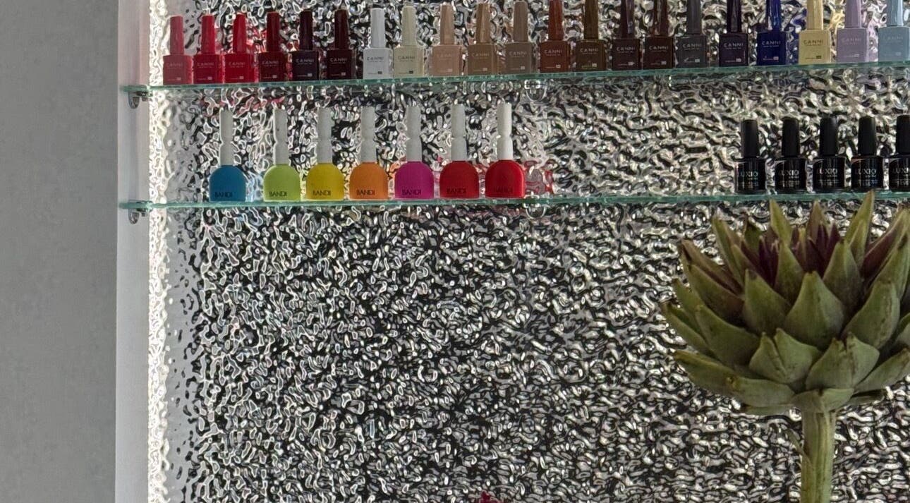 Colorful nail polish bottles on display at STARR beautyspace, Tallinn, Harju maakond, EE.