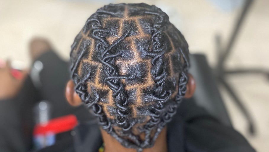 Beautifully styled locs at Locs by Shawna, Montego Bay, St. James Parish, JM showcasing expert craftsmanship.