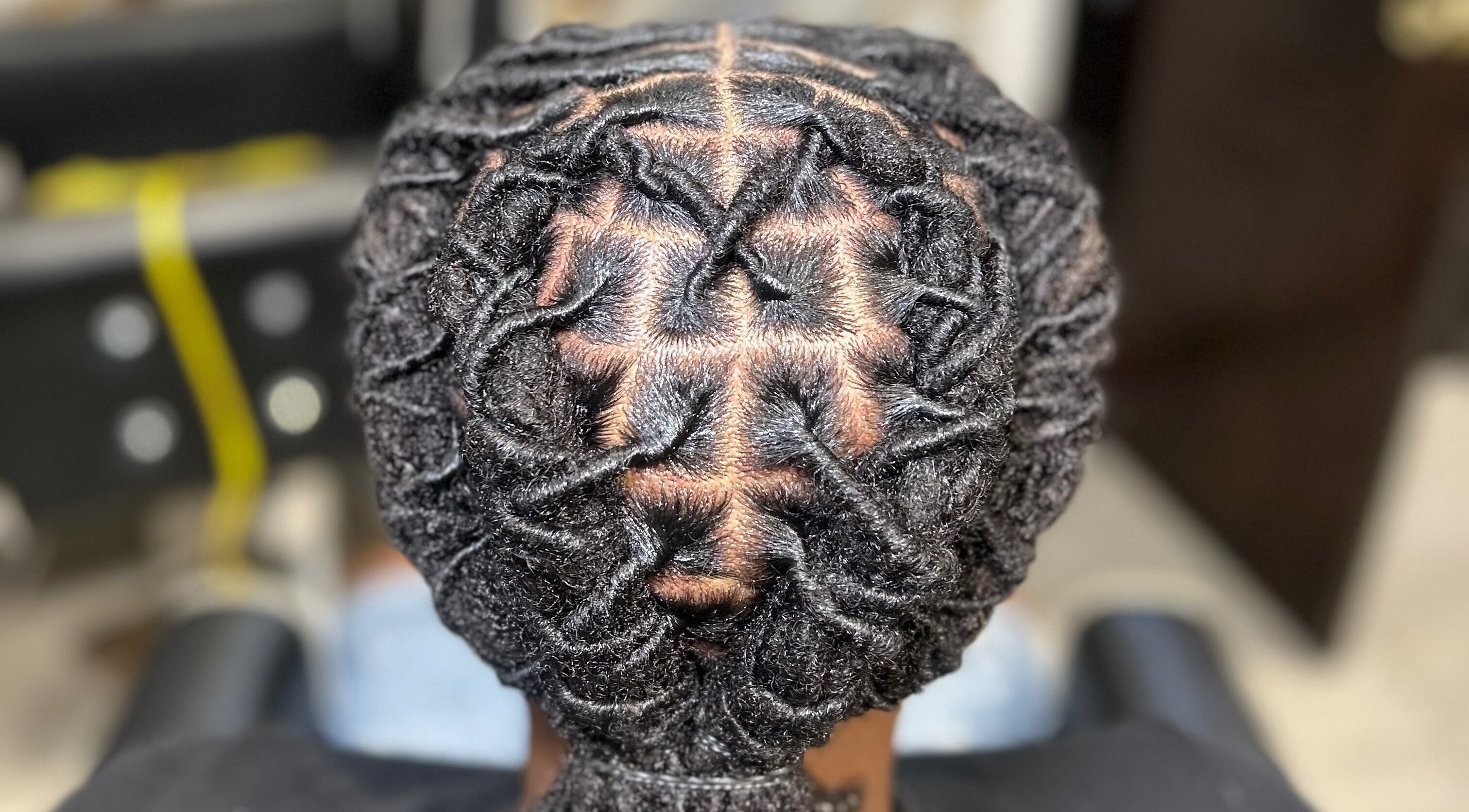 Detailed locs styling at Locs by Shawna, Montego Bay, St. James Parish, JM.