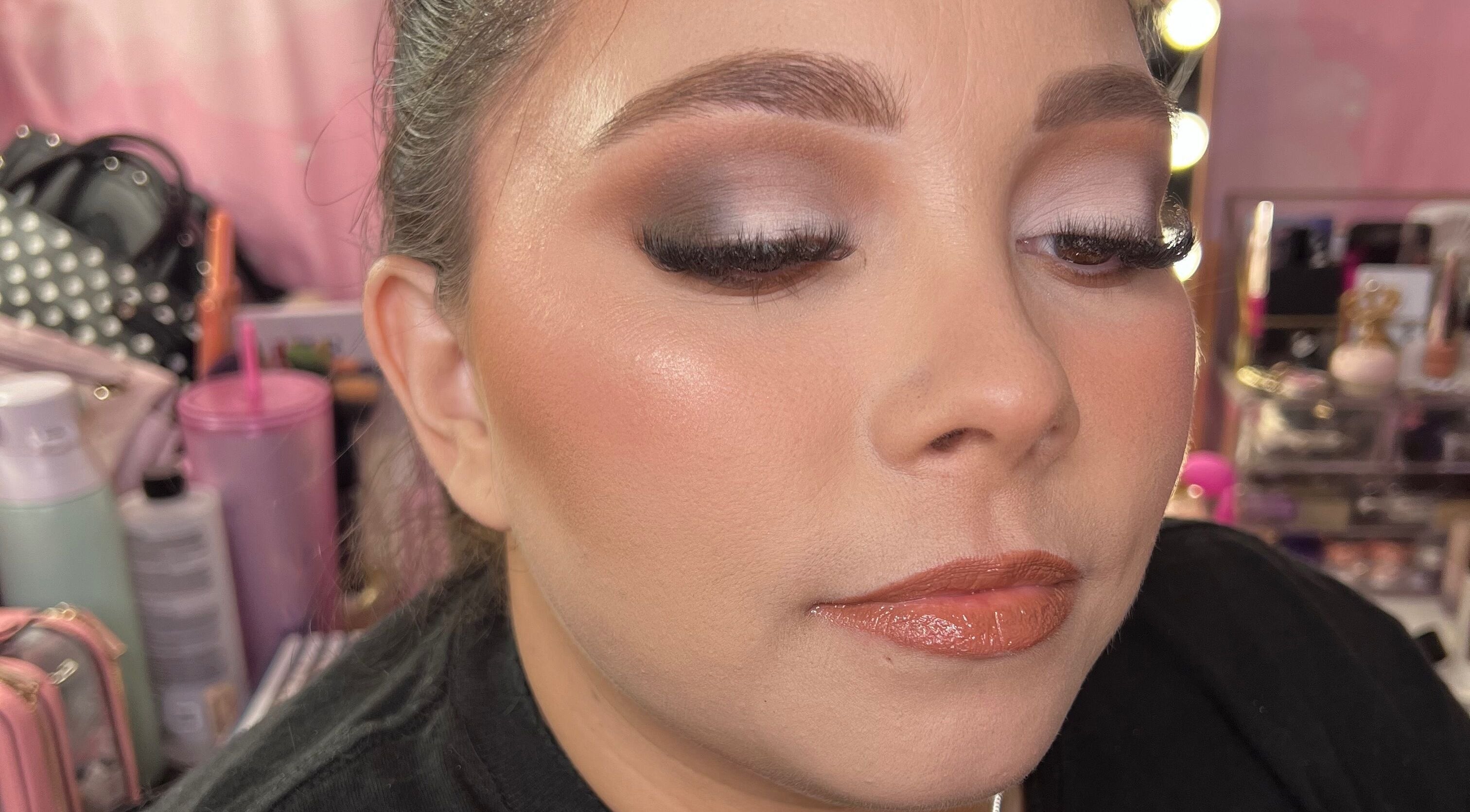 Beautiful makeup artistry at Luminous Sky Artistry in Sarasota, Florida, US showcasing soft, elegant look.