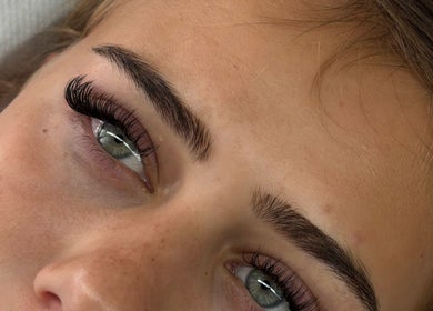 Close-up of stylish eyelashes at bymarthastudio, Brighton And Hove, England, GB.