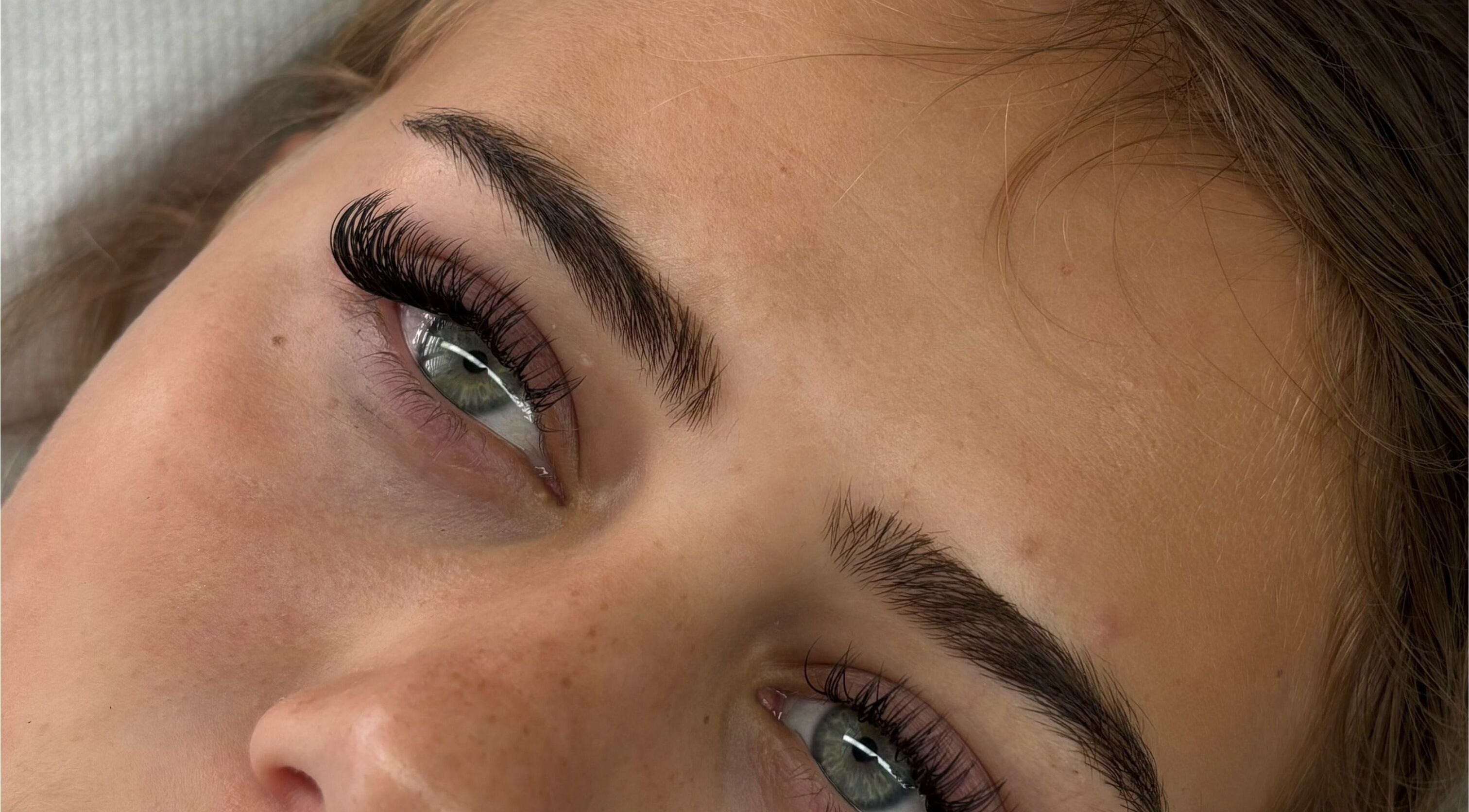 Close-up of stylish eyelashes at bymarthastudio, Brighton And Hove, England, GB.