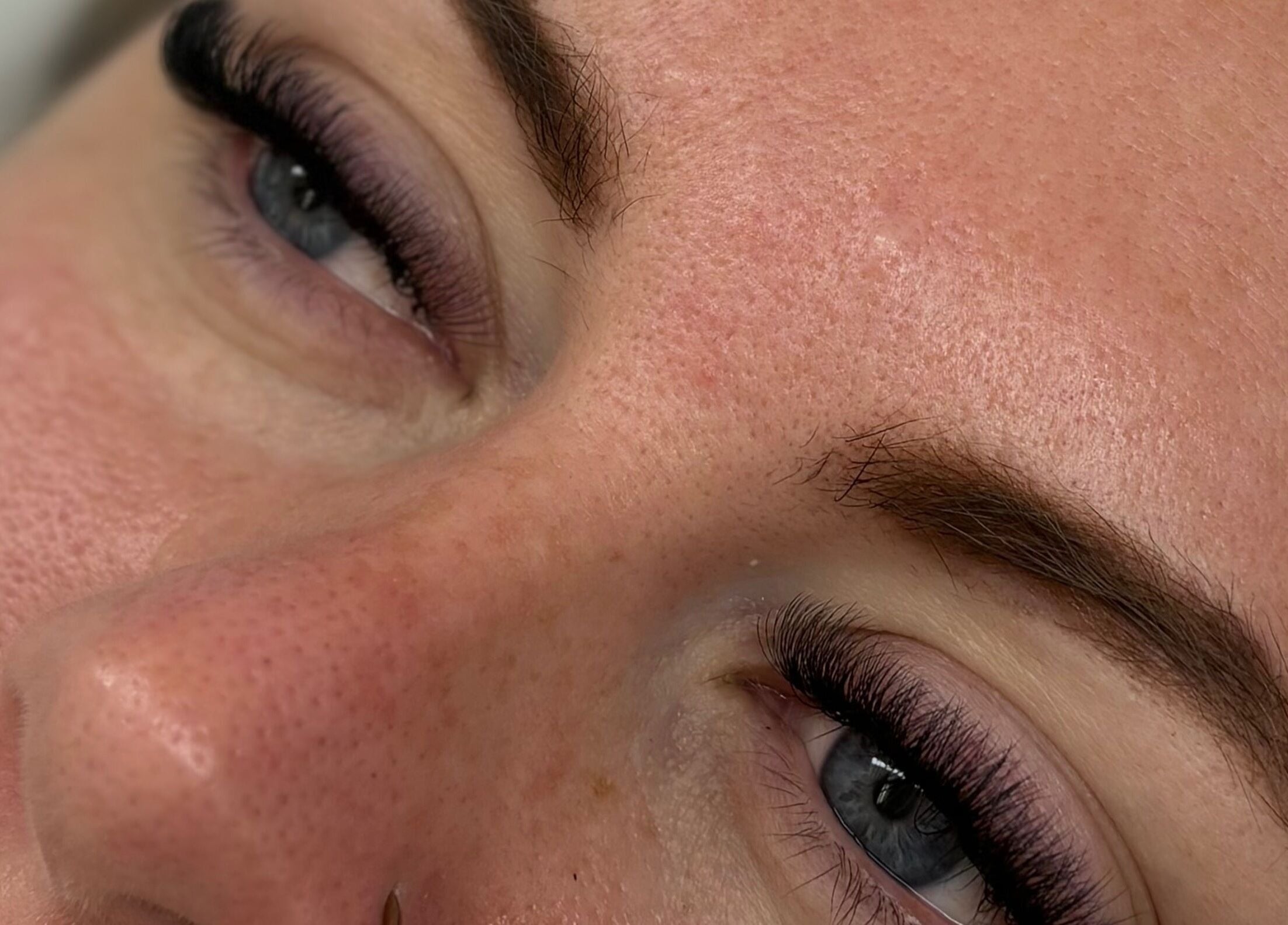 Close-up of enhanced eyes with makeup at bymarthastudio, Brighton And Hove, England, GB.