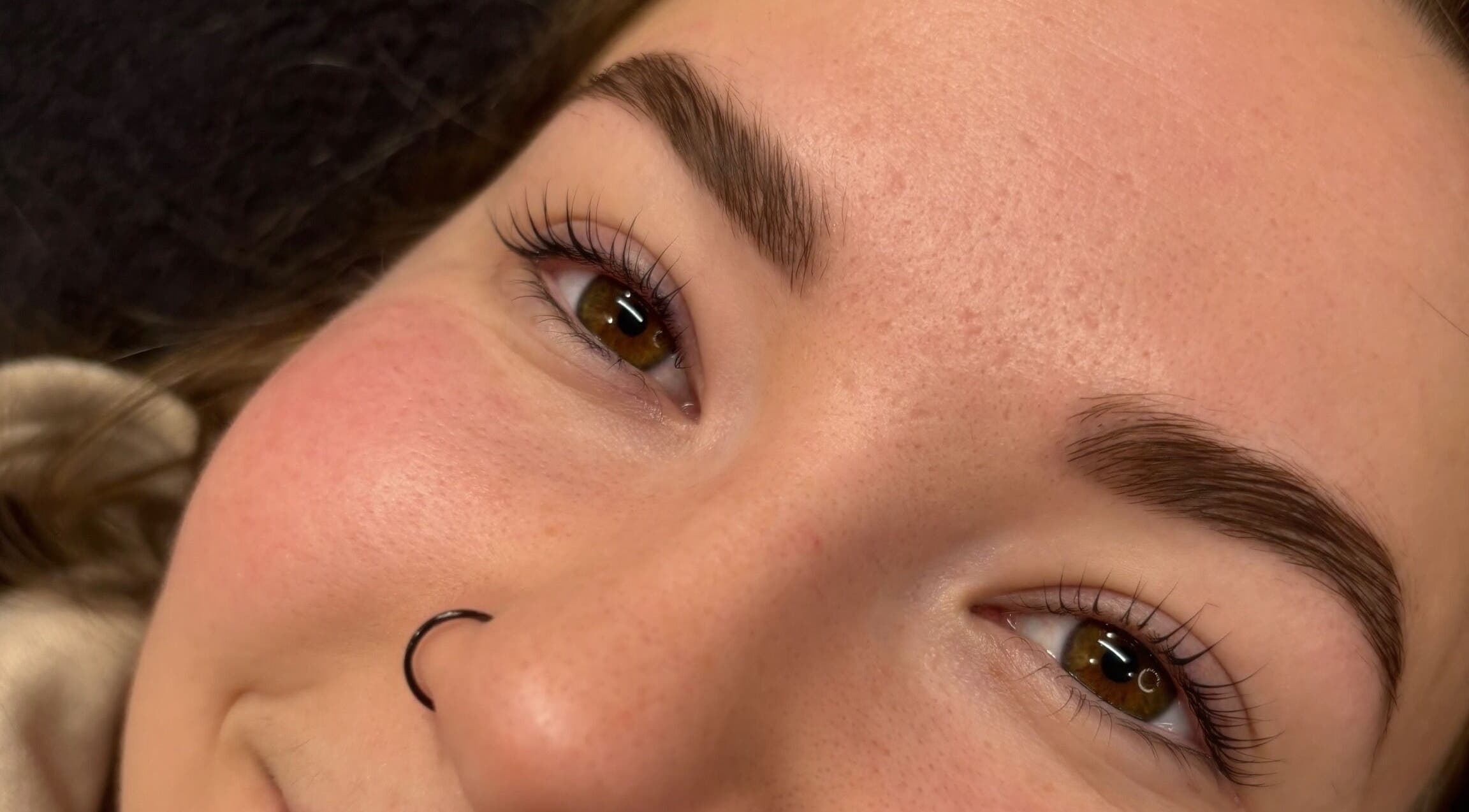 Beautifully styled lashes at Sass Lash Infusion, Cochrane, Alberta, CA.