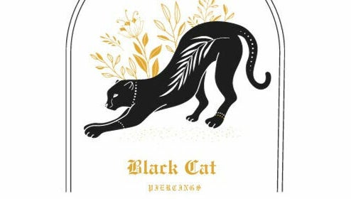 Black Cat Piercings 1paveikslėlis