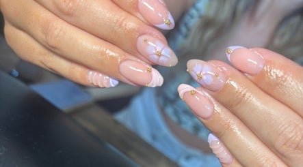Elegant nail art with delicate designs at The Beauty Space, Hinckley, England, GB. Perfect for a chic look.