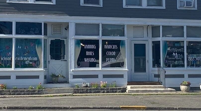 Front view of Scissor Excitement in Hampden, Maine, US showcasing beauty services.