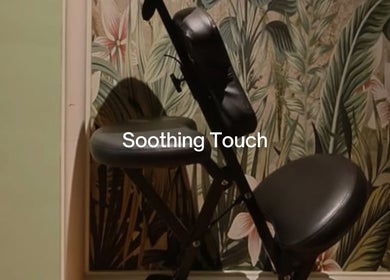 Massage chair at Relax Reflexology, Mumbai, Maharashtra, IN; a soothing retreat.