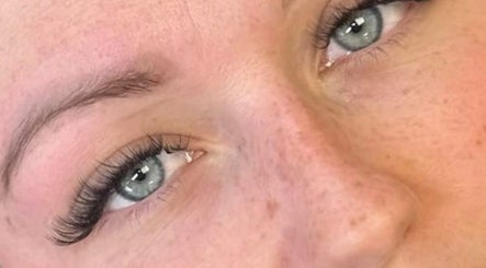 Close-up of elegant lash extensions at Untamed Beauty By Terri, Consett, England, GB.