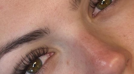 Close-up of styled eyelashes at Untamed Beauty By Terri in Consett, England, GB.