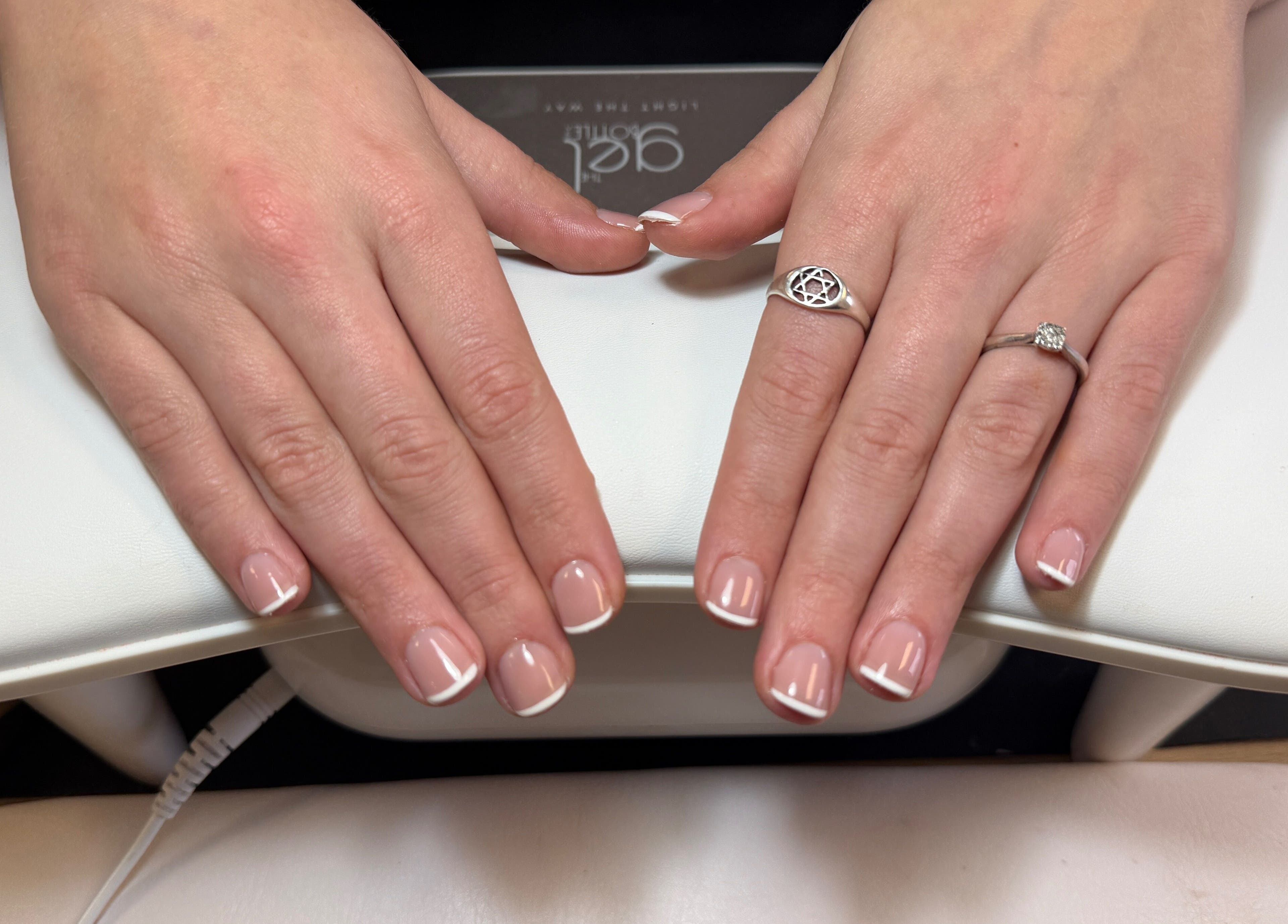 French manicured hands at Untamed Beauty By Terri in Consett, England, GB.