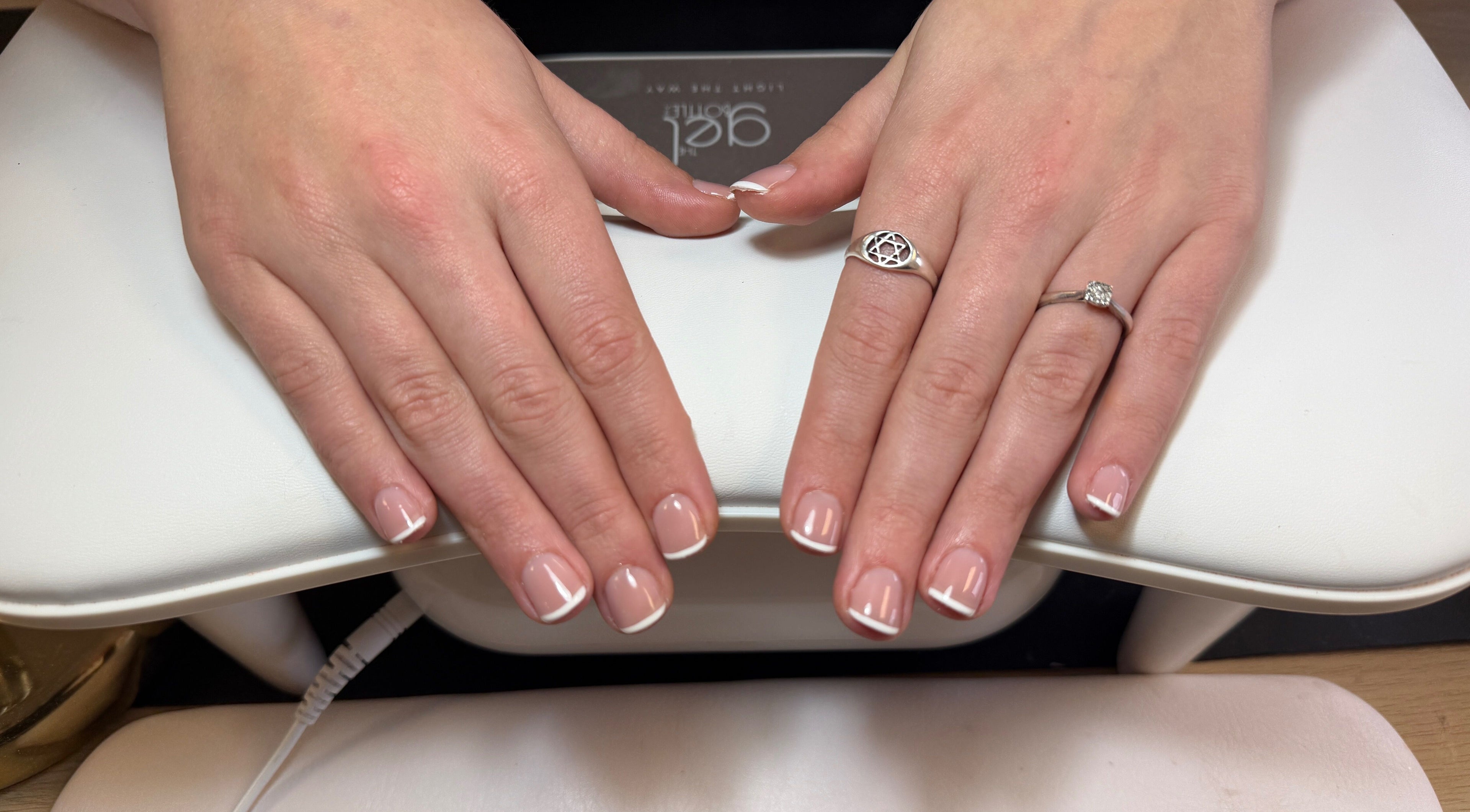 French manicured hands at Untamed Beauty By Terri in Consett, England, GB.