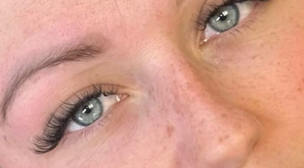 Close-up of elegantly styled lashes at Untamed Beauty By Terri, Consett, England, GB.