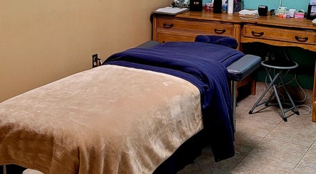 Salle de massage relaxante à Massothérapie - Sarah Lemay/Nathalie Bérard, Sherbrooke, Québec, CA.