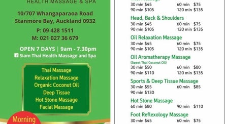 Siam Thai  Health Massage billede 2