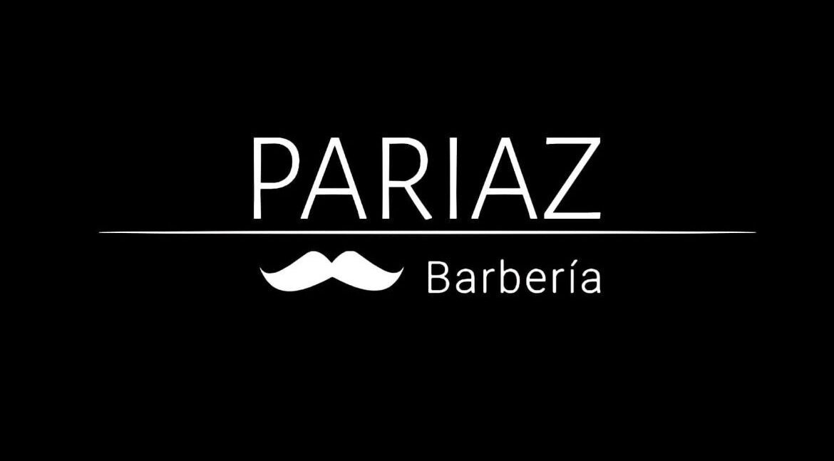 Logotipo de Pariaz Barbería ENVIGADO en Envigado, Antioquia, CO, mostrando el nombre con un ícono de bigote.
