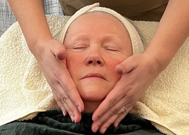 Relaxing facial massage at The Happy Skin Technician in Sheffield, England, GB provides soothing wellness experience.