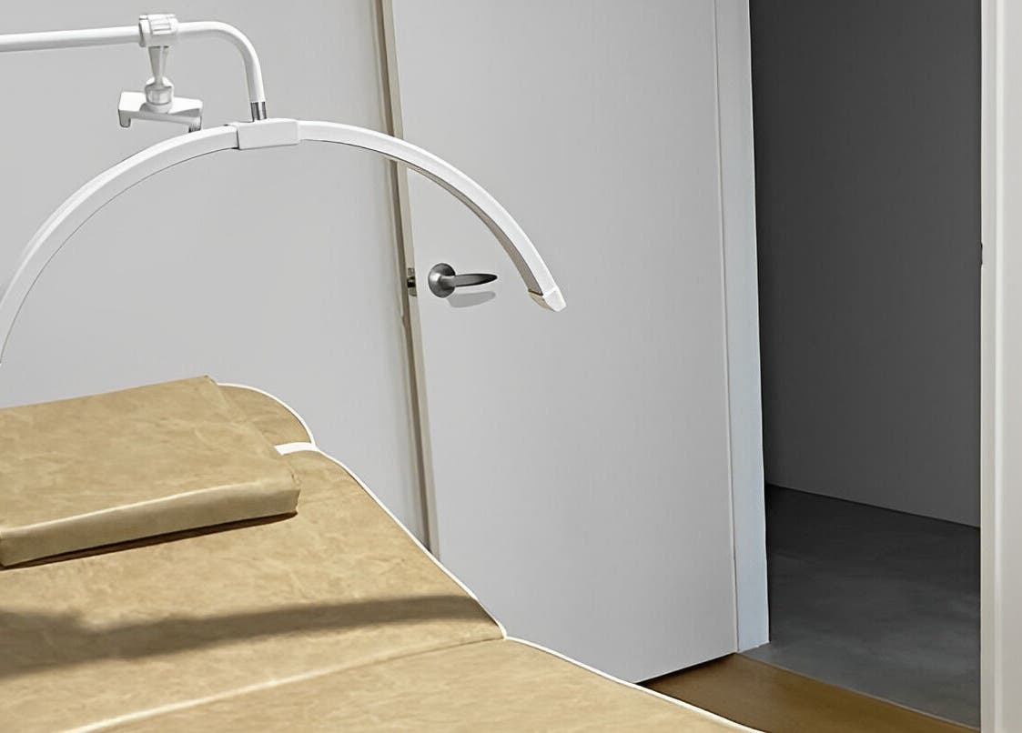 Comfortable treatment bed at Muse in Vasse, Vasse, Western Australia, AU, ready for wellness therapies.