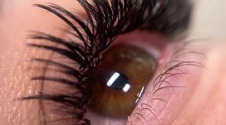 Close-up of voluminous eyelashes at Advanced Artistry in Calderwood, New South Wales, AU.