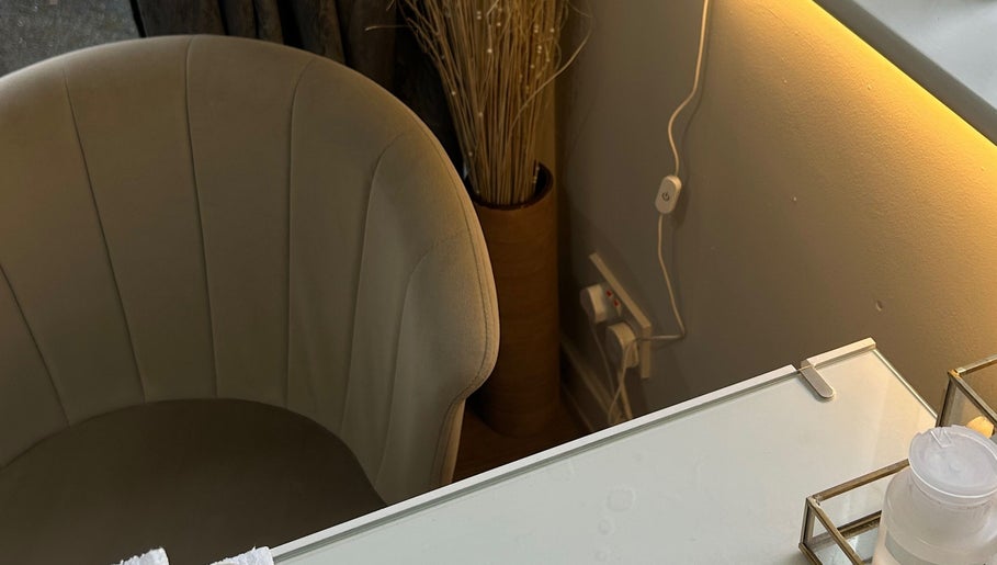 Relaxing beauty chair in By Charlotte (Home Beauty Room), Penrith, England, GB.