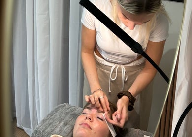 Eyebrow threading at By Charlotte (Home Beauty Room), Penrith, England, GB. Relaxing beauty treatment experience.