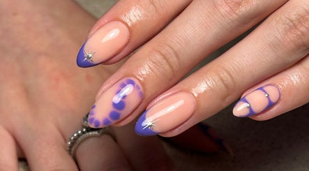 Unique lavender nail art by By Charlotte (Home Beauty Room), Penrith, England, GB.