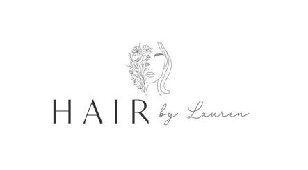 Logo of Hair by Lauren, Ipswich, England, GB, featuring a floral design and elegant typography.