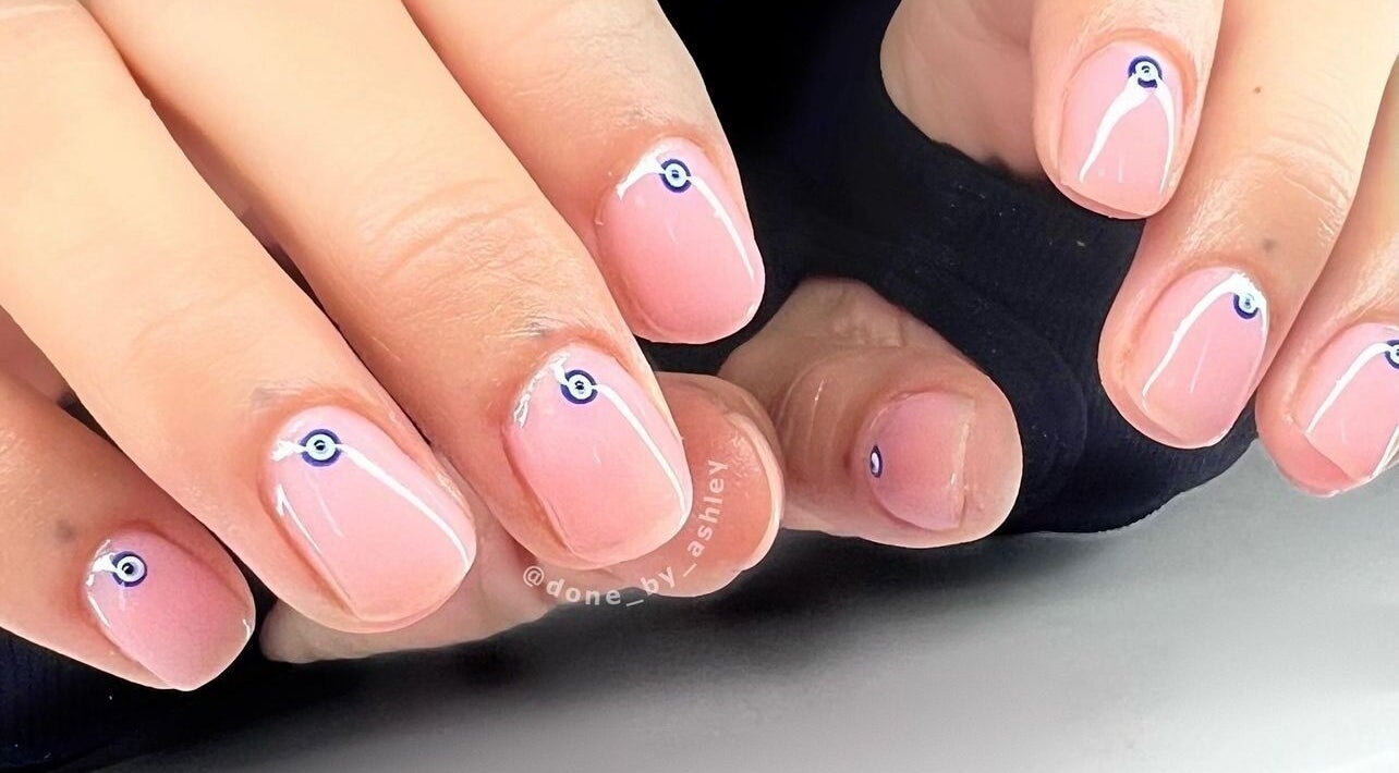 Elegant manicure with unique design at Studio Ashley, Melbourne, Victoria, AU. Discover nail art excellence.