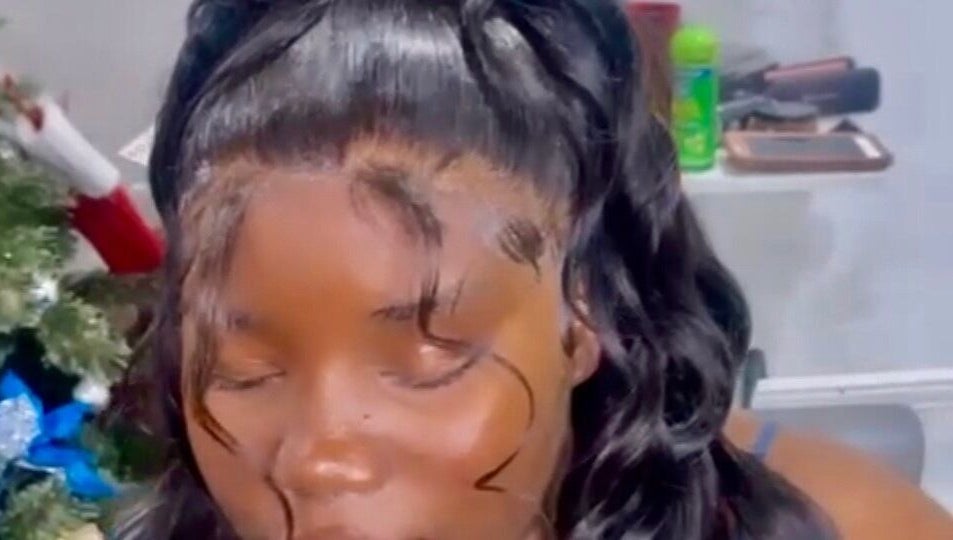 Stylish hairstyle at Dvah’s Luxe Beauty & Esthetics, Nassau, New Providence, BS.