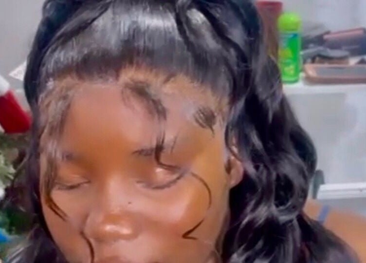 Stylish hairstyle at Dvah’s Luxe Beauty & Esthetics, Nassau, New Providence, BS.